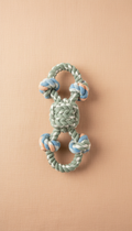 Interactive Rope Toy in Sage Green